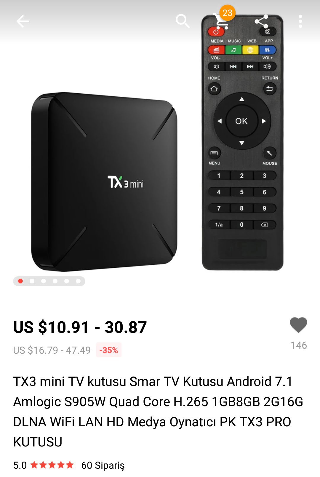 Tanix tx3 Mini Android TV Kutusu İncelemesi