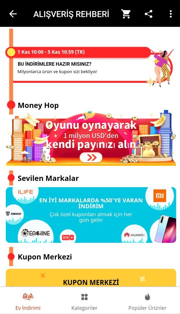 11.11 İndirimleri Aliexpress Alışveriş Rehberi 2019