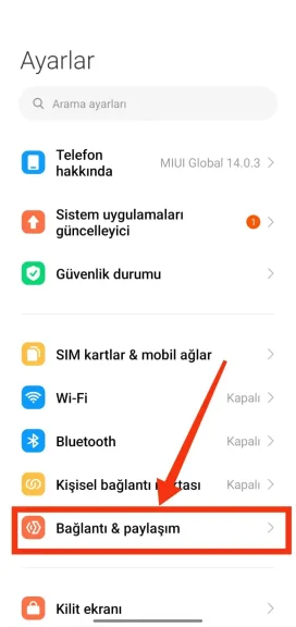 XIAOMI TELEFONDA INTERNET KULLANMINI KONTROL ETMEK 3